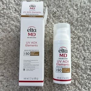 NEW Elta MD UV AOX Tinted Sunscreen SPF 50 Antioxidant